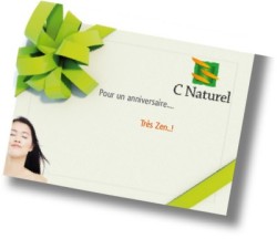 Pochette cadeau Cnaturel